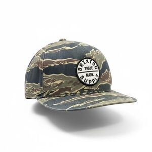 🐅‎ Brixton Supply Tiger Camo Snapback 🧢 Streetwear Skate Hat | OSFA